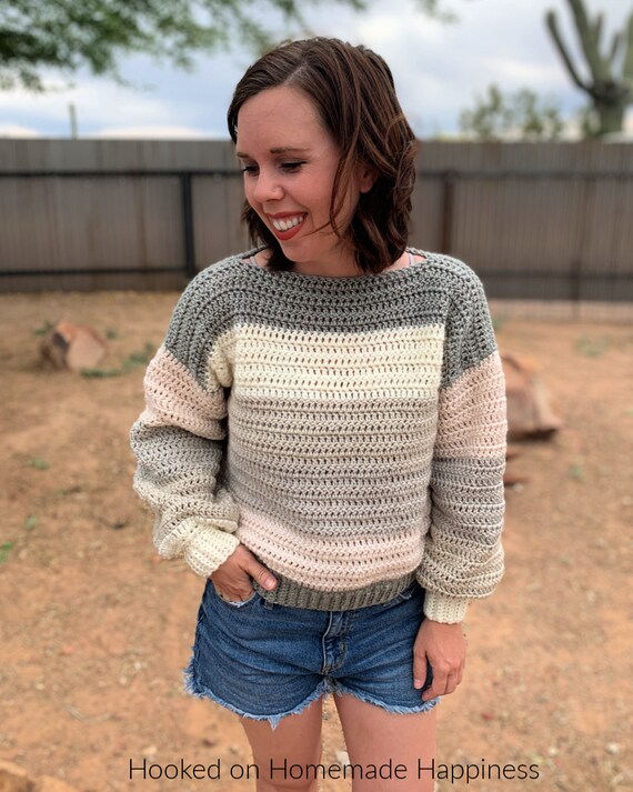 Everygirl Sweater Crochet Pattern Etsy