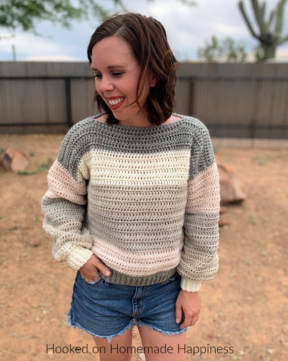 Everygirl Sweater Crochet Pattern - Etsy