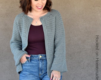 Easy Essential Cardigan Crochet Pattern