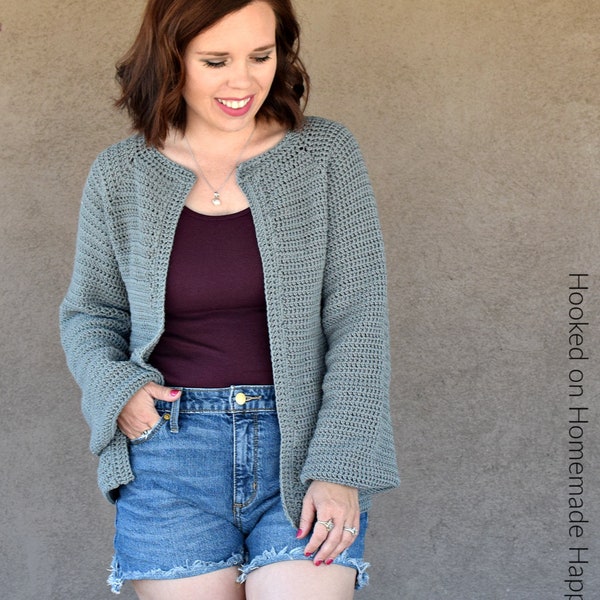 Easy Essential Cardigan Crochet Pattern