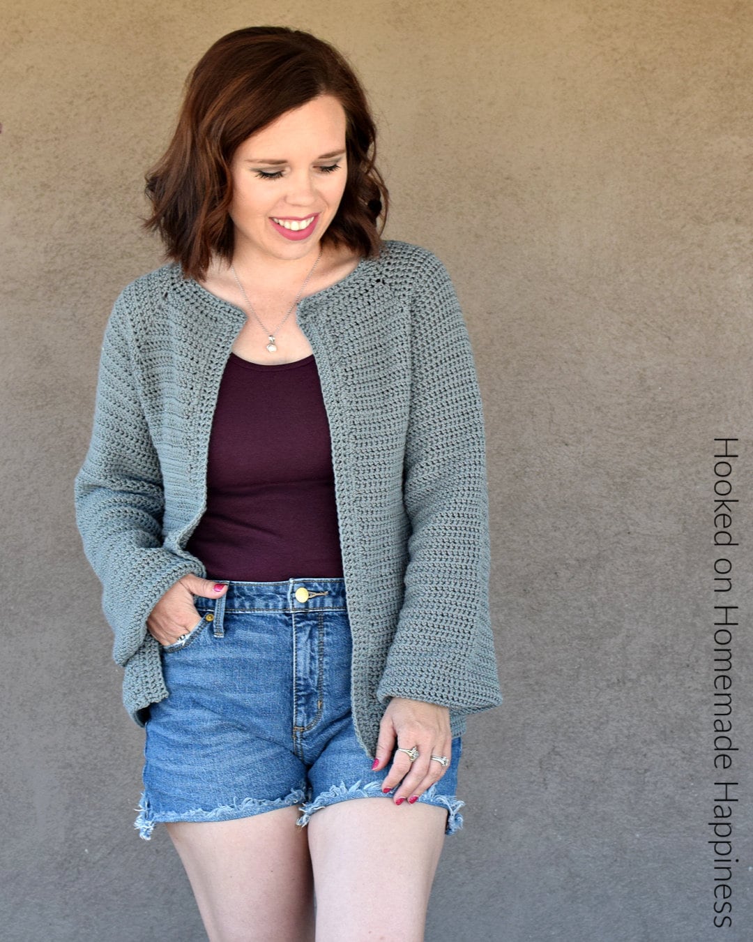 Raglan Crochet Cardigan Pattern Etsy Canada