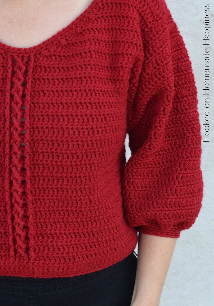 Holly Sweater Crochet Pattern - Etsy