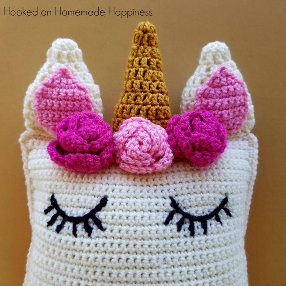 Unicorn Pillow Friend Crochet Pattern Etsy