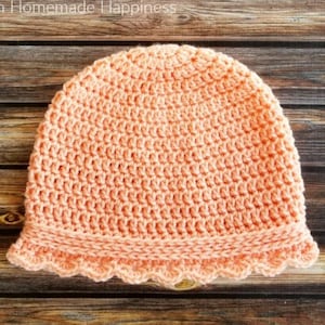 Flower Petal Cap Crochet PATTERN