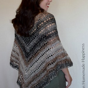 Desert Life Crochet Poncho Pattern image 4