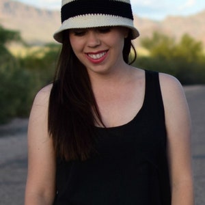 Beach Day Bucket Hat Crochet Pattern image 2