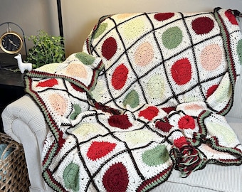 Apple Orchard Blanket Crochet Pattern