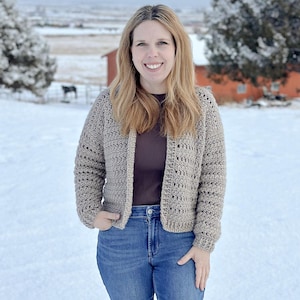 Cluster Cardigan Crochet Pattern