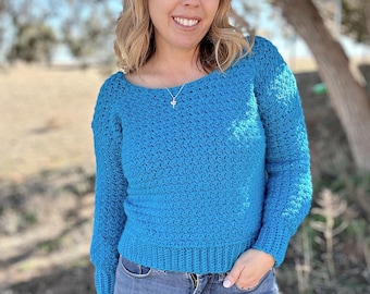 Suzette Sweater Crochet Pattern