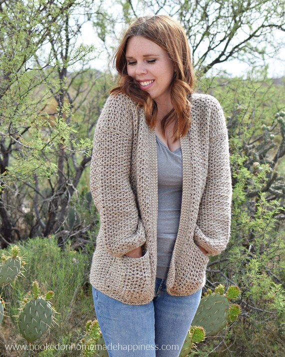 Catalina Cardigan Crochet Pattern - Etsy