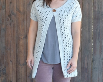 Casual Cardi Crochet Cardigan Pattern