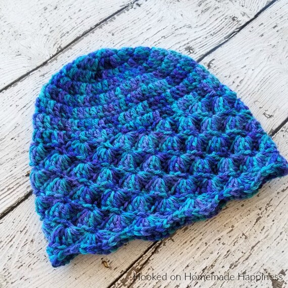 Shell Beanie Crochet Beanie Pattern 