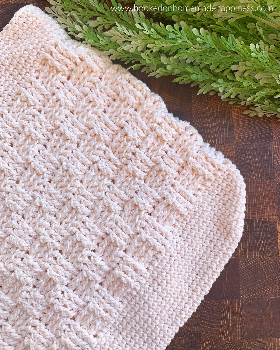 Basketweave Market Bag Crochet Pattern Etsy