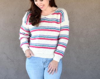 Modèle au crochet pour pull Taffy
