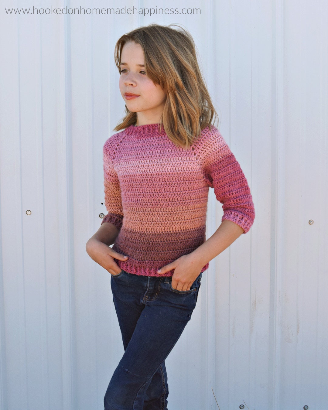 Crochet kids jumper best sale