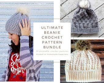 Ultimate Beanie Crochet Pattern Bundle