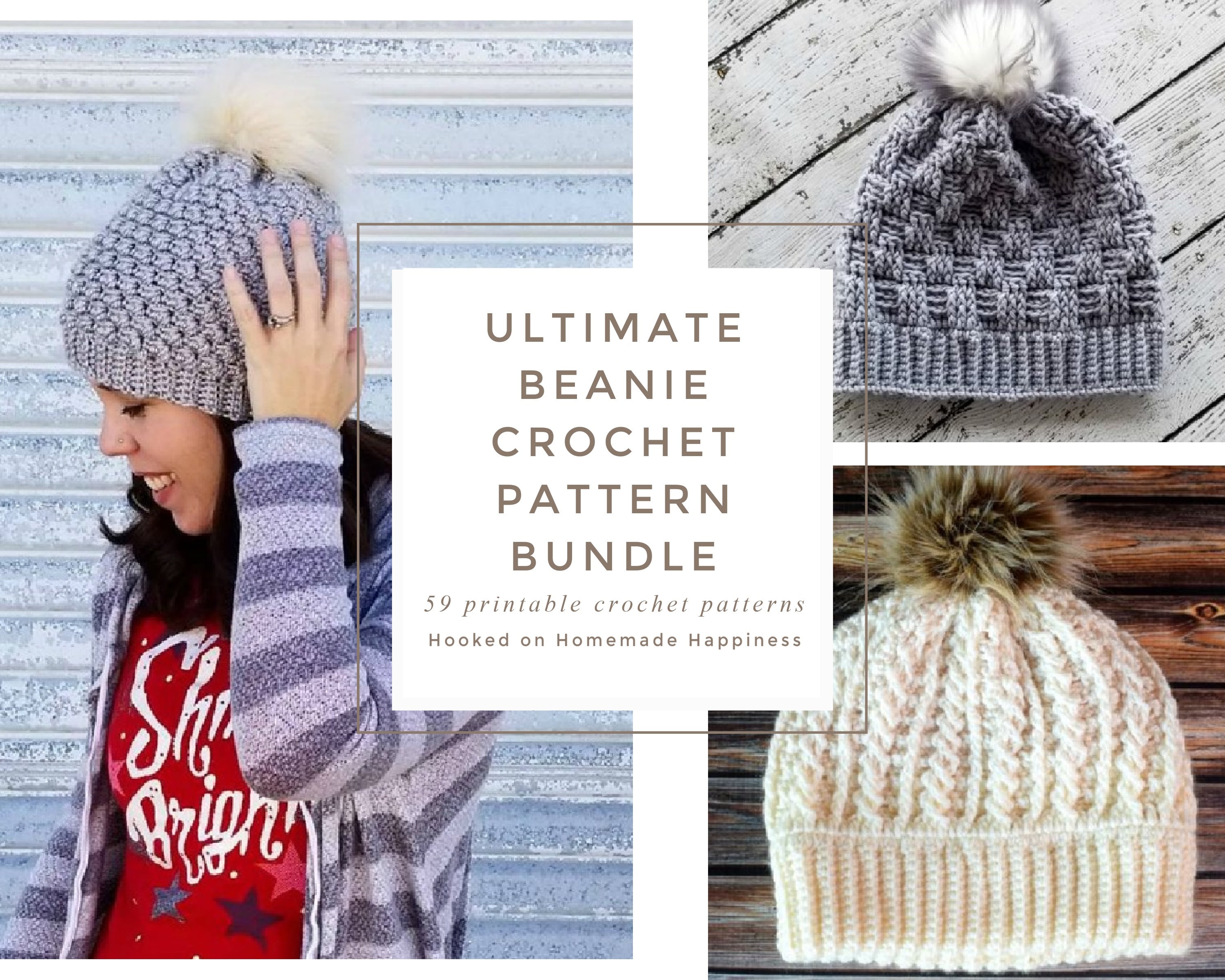 Ultimate Beanie Crochet Pattern Bundle - Etsy