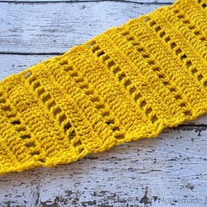 Sunshine Crochet Scarf Pattern image 3