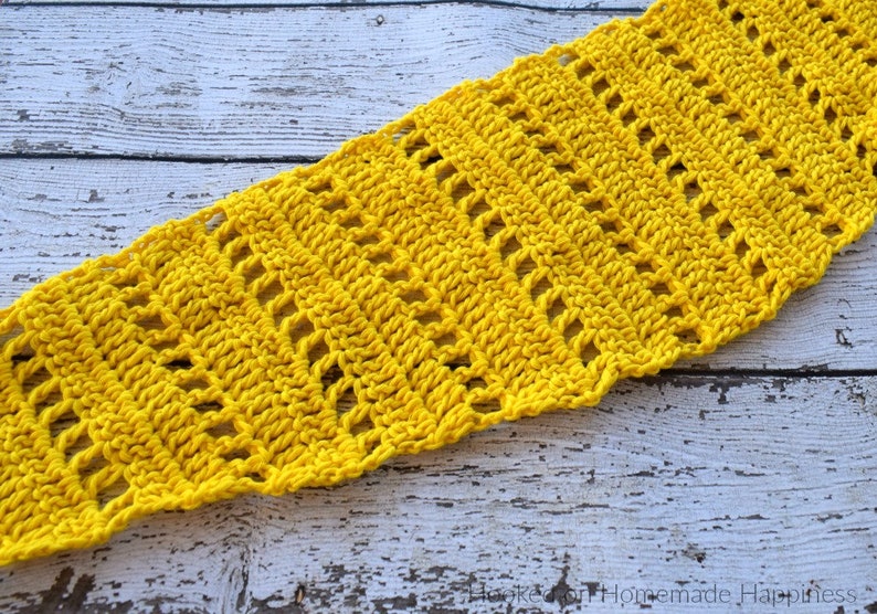 Sunshine Crochet Scarf Pattern image 3