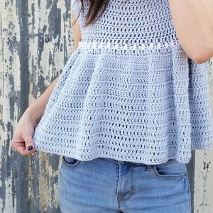 Peasant Style Top Crochet Pattern