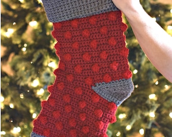 Bobble Crochet Stocking Pattern