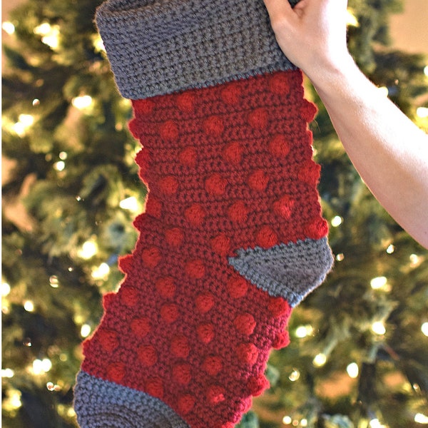 Bobble Crochet Stocking Pattern
