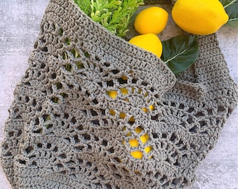 Lattice Market Bag Crochet Pattern