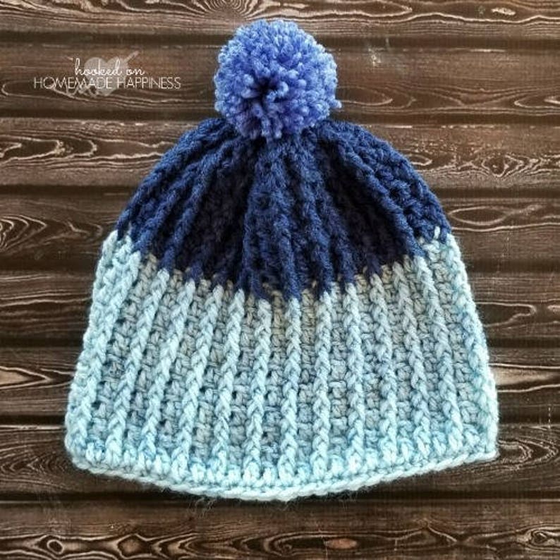 Kid's Ribbed Beanie Crochet Pattern image 3