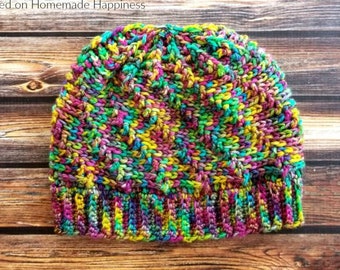 Vertigo Beanie Crochet Pattern