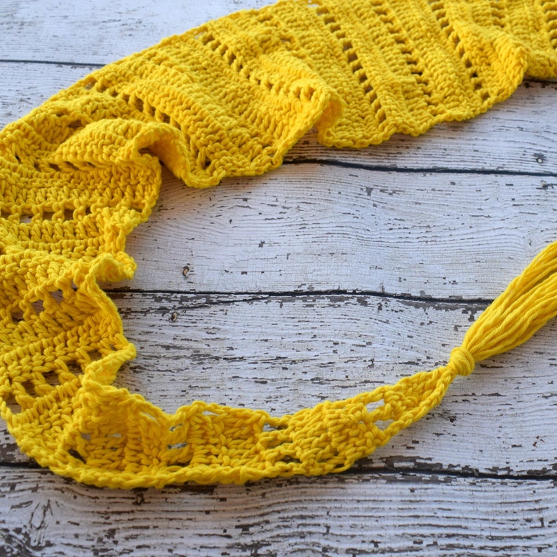 Sunshine Crochet Scarf Pattern image 6