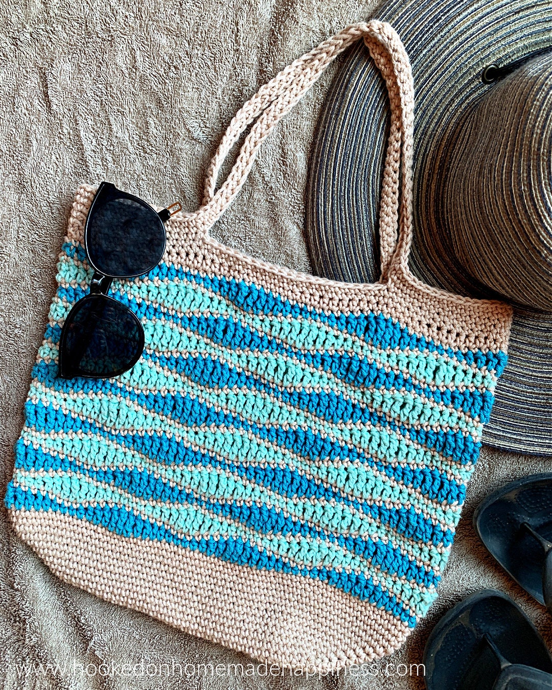 Beach Waves Market Bag Crochet Pattern - Etsy