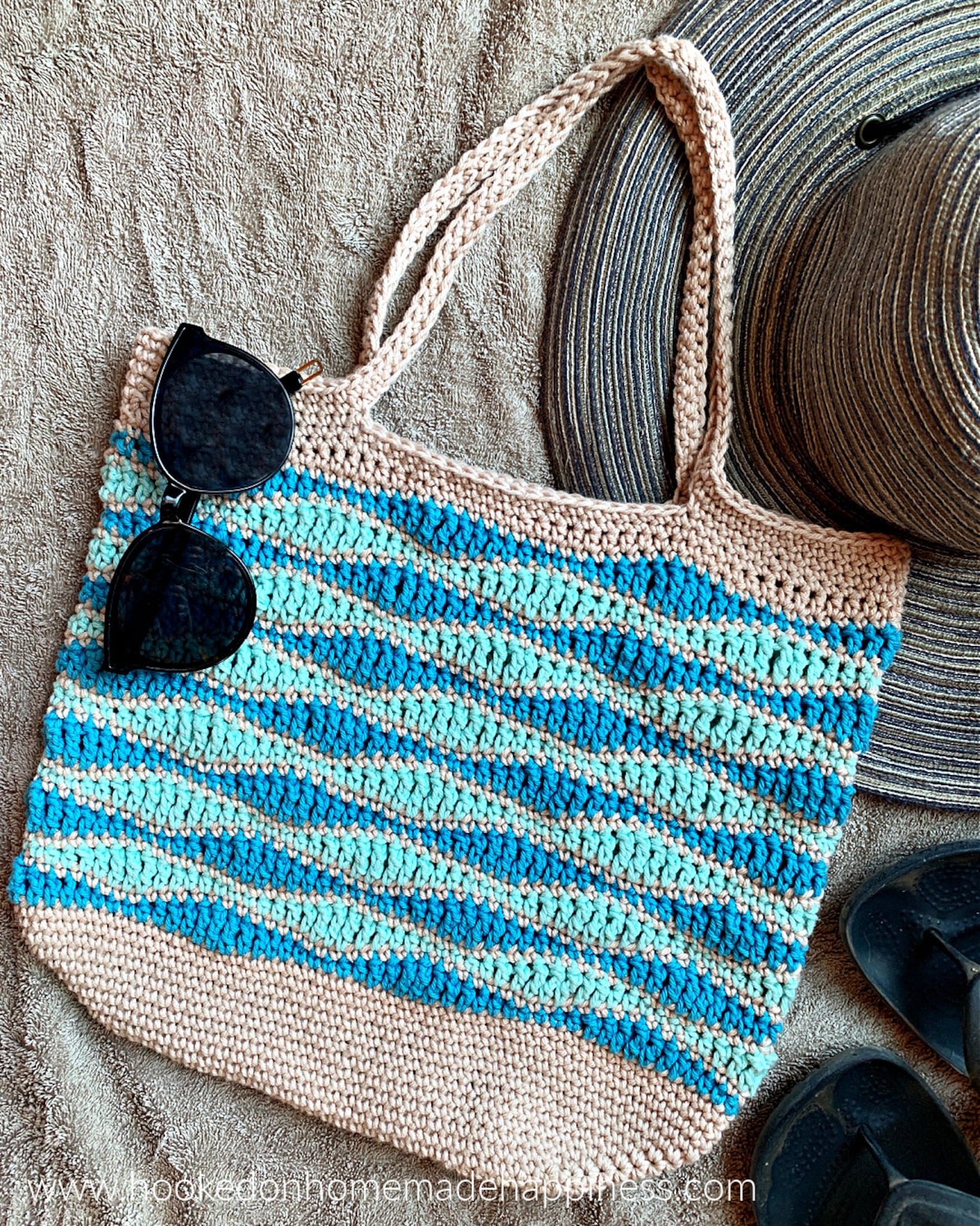 Beach Waves Market Bag Crochet Pattern - Etsy