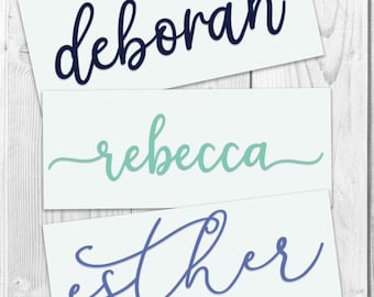 Name Decal••Name Sticker••Vinyl Name Decal••Personalized Name Decal••Custom Name Decal••Word Decal••Foil Vinyl Decal••Bridesmaid gift