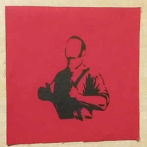 Red Patch Mod skin rude boy boots and braces sew on patch punk oi culture 69 ska rock steady