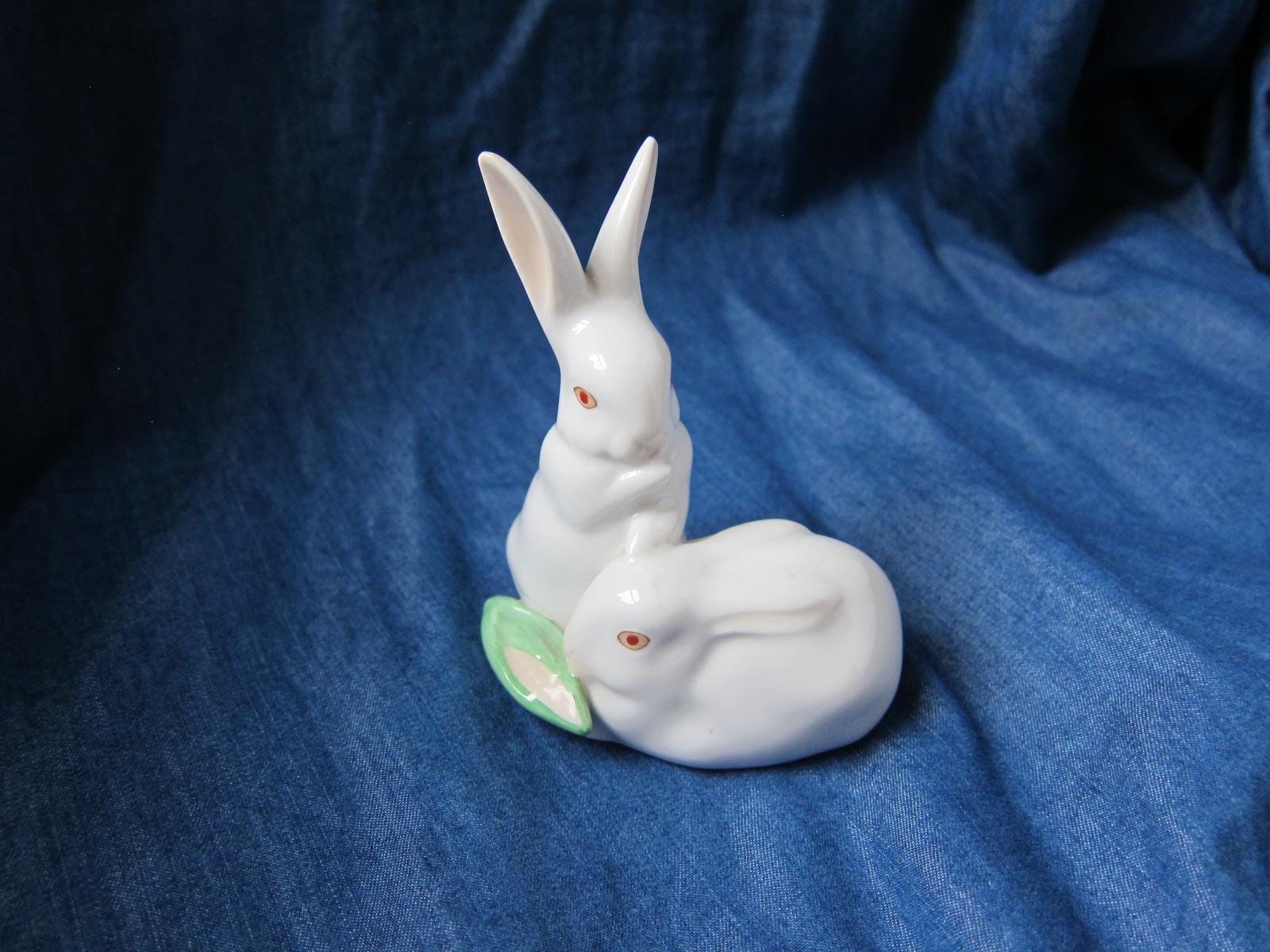Vintage Herend Rabbit - Etsy