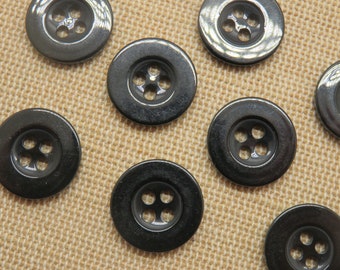 15 Boutons 15mm rond, ensemble de 15 bouton de couture, couleur au choix, création vêtement, scrapbooking