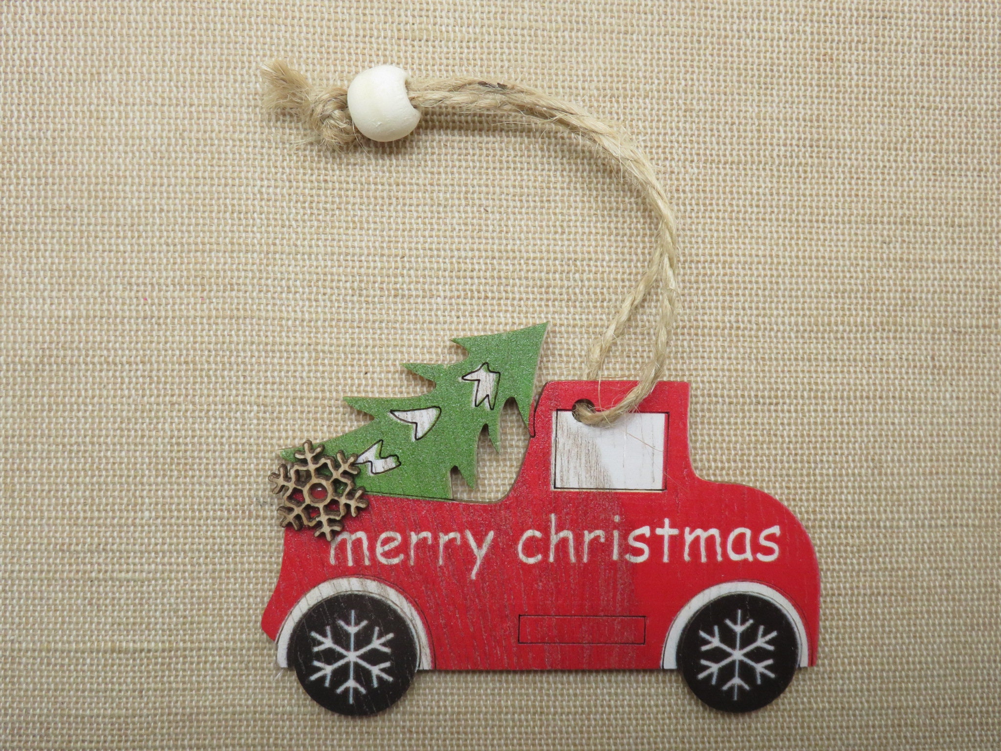 Décoration de voiture de Noël bois de voiture décorations de Noël  décoration de voiture de Noël bois d'élan rouge