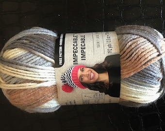 Brown Acrylic Yarn with Loops for Body and Texture