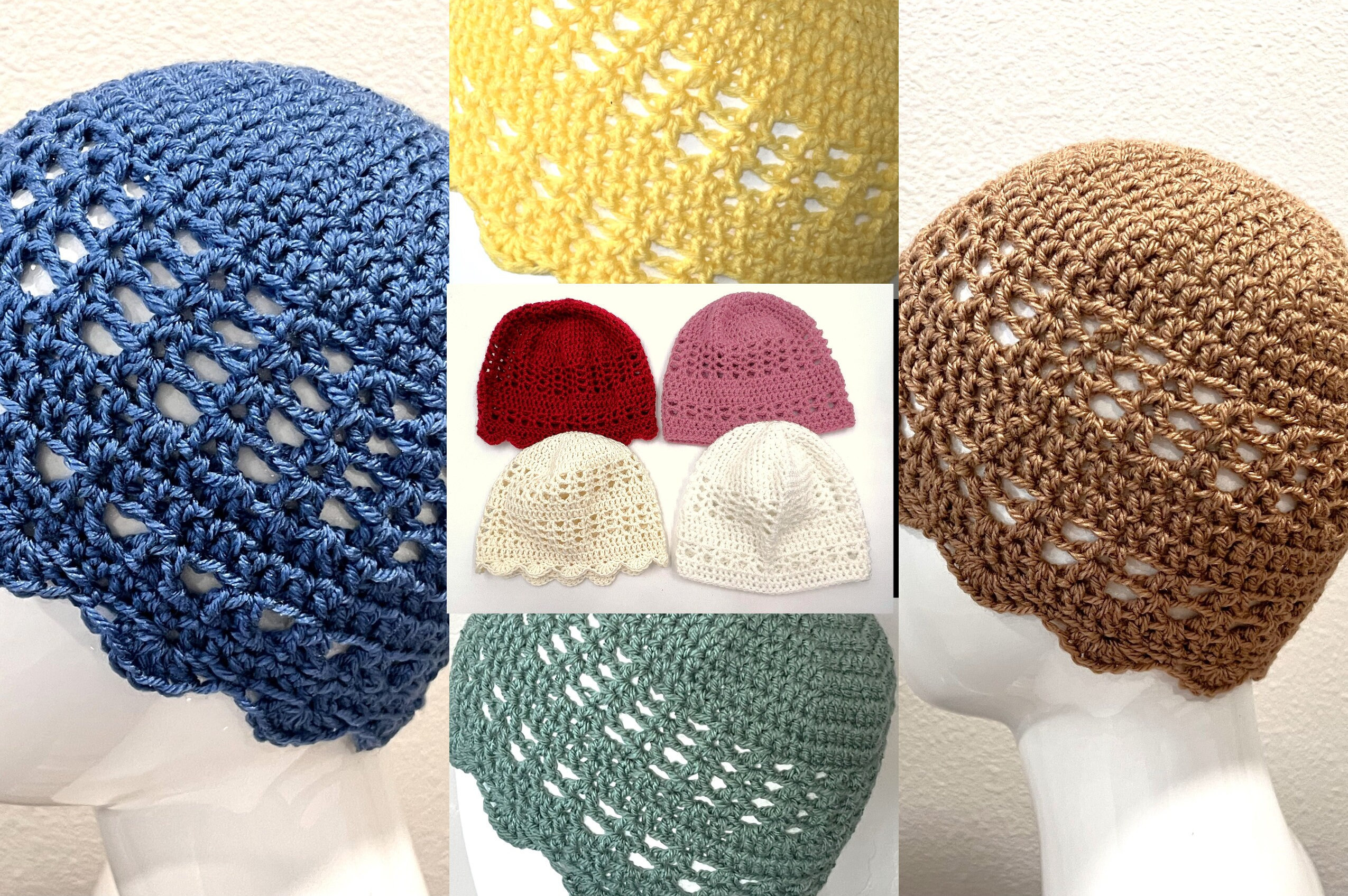 Created By Cyd Big‎ Twist Lacy Cloche Crochet Hat Twinkle Red Metallic NEW Crochet My Favorite MOBIUS TWIST Hat Cloche / Tutorial How  main image 2