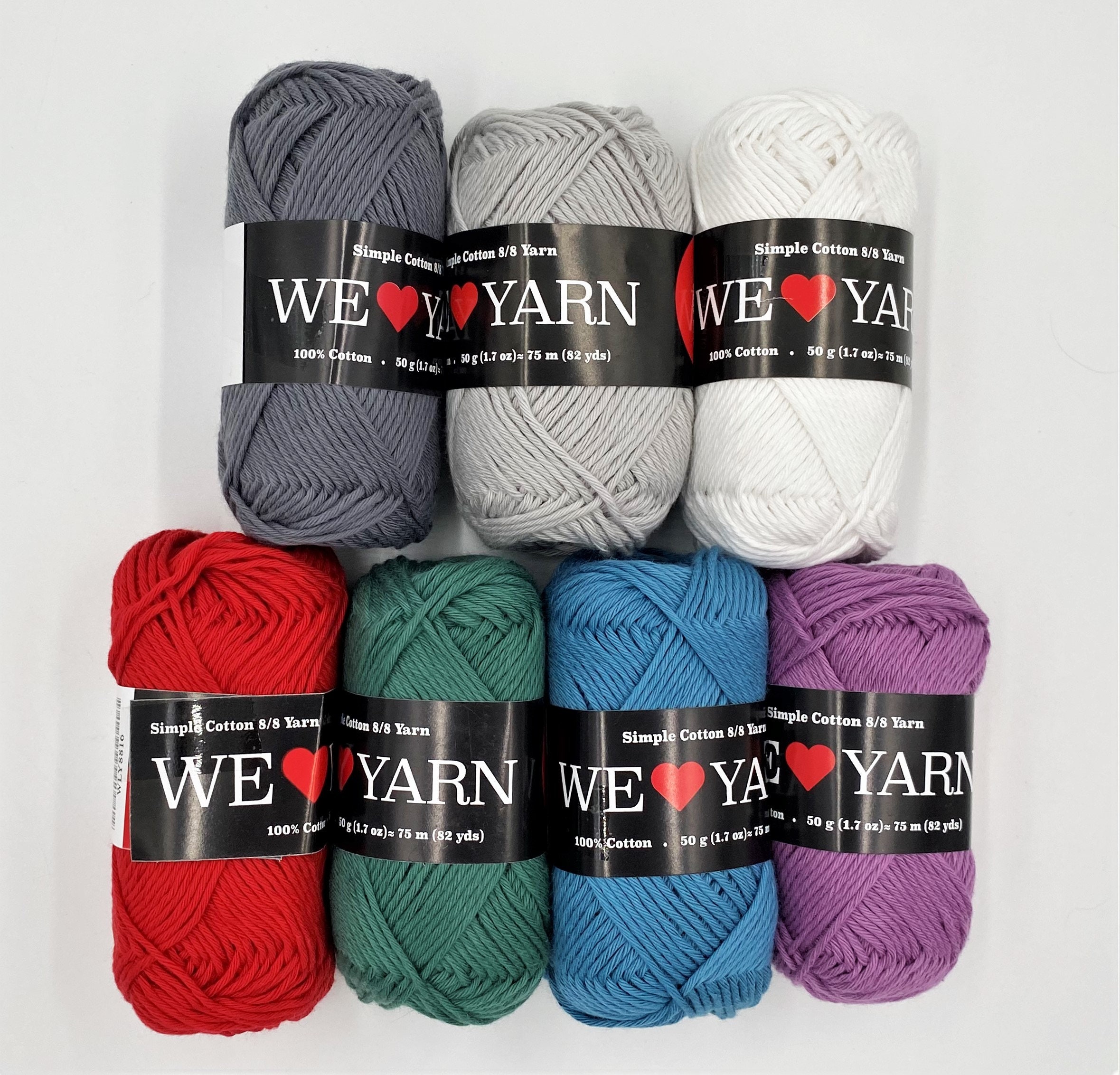 Rainbow Cotton Yarn 8/4 Hobbii 
