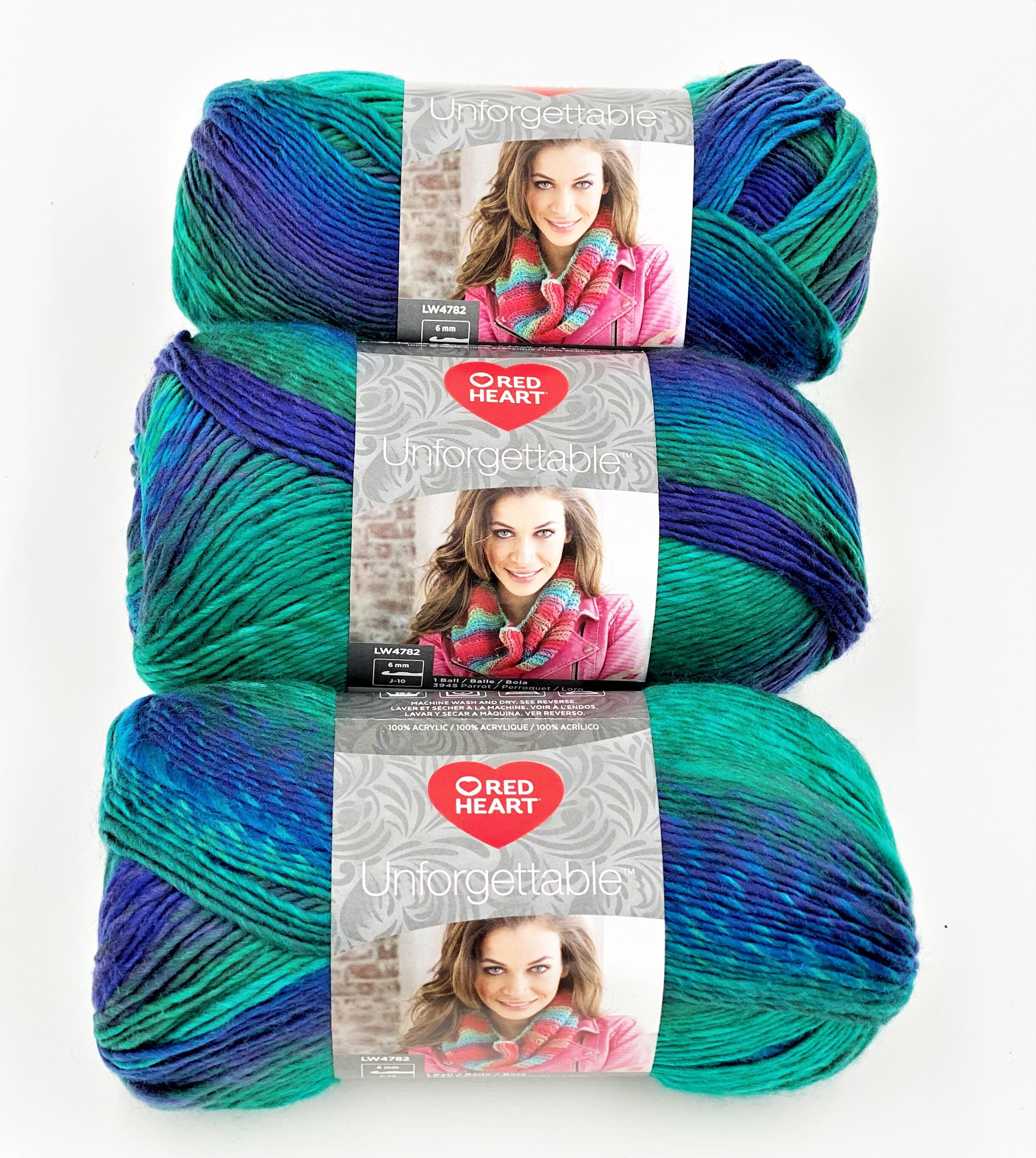 Red Heart Unforgettable Dragonfly yarn 6 skeins available of | Etsy