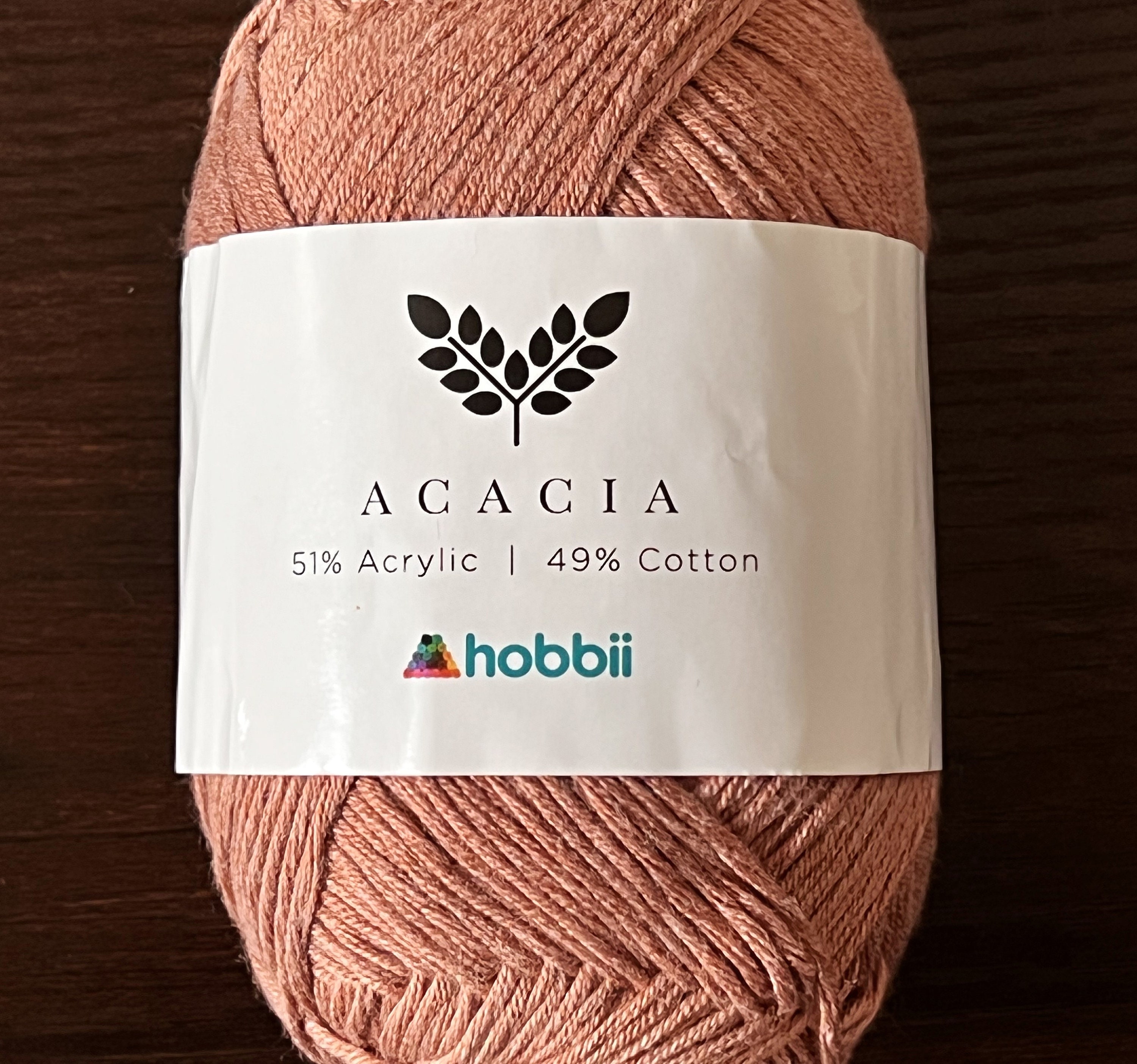 indvirkning Hvor sløring Hobbii Acacia Yarn DK Weight Acrylic Cotton Blend Pastel - Etsy Israel