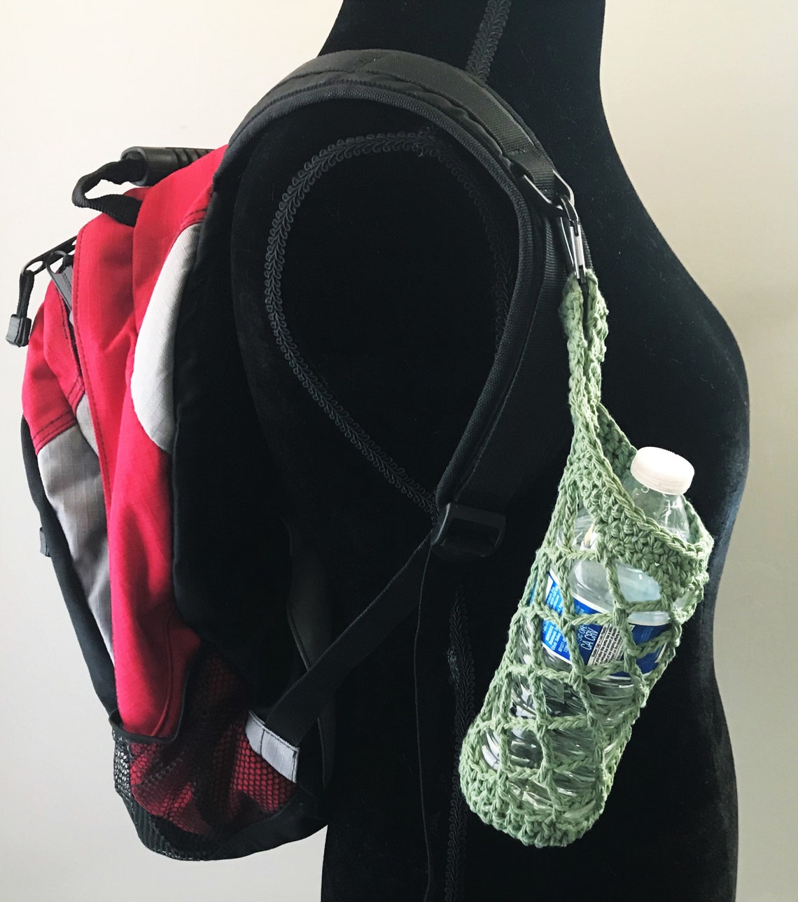 Clipon water bottle holder Backpack hiking fitness travel Etsy