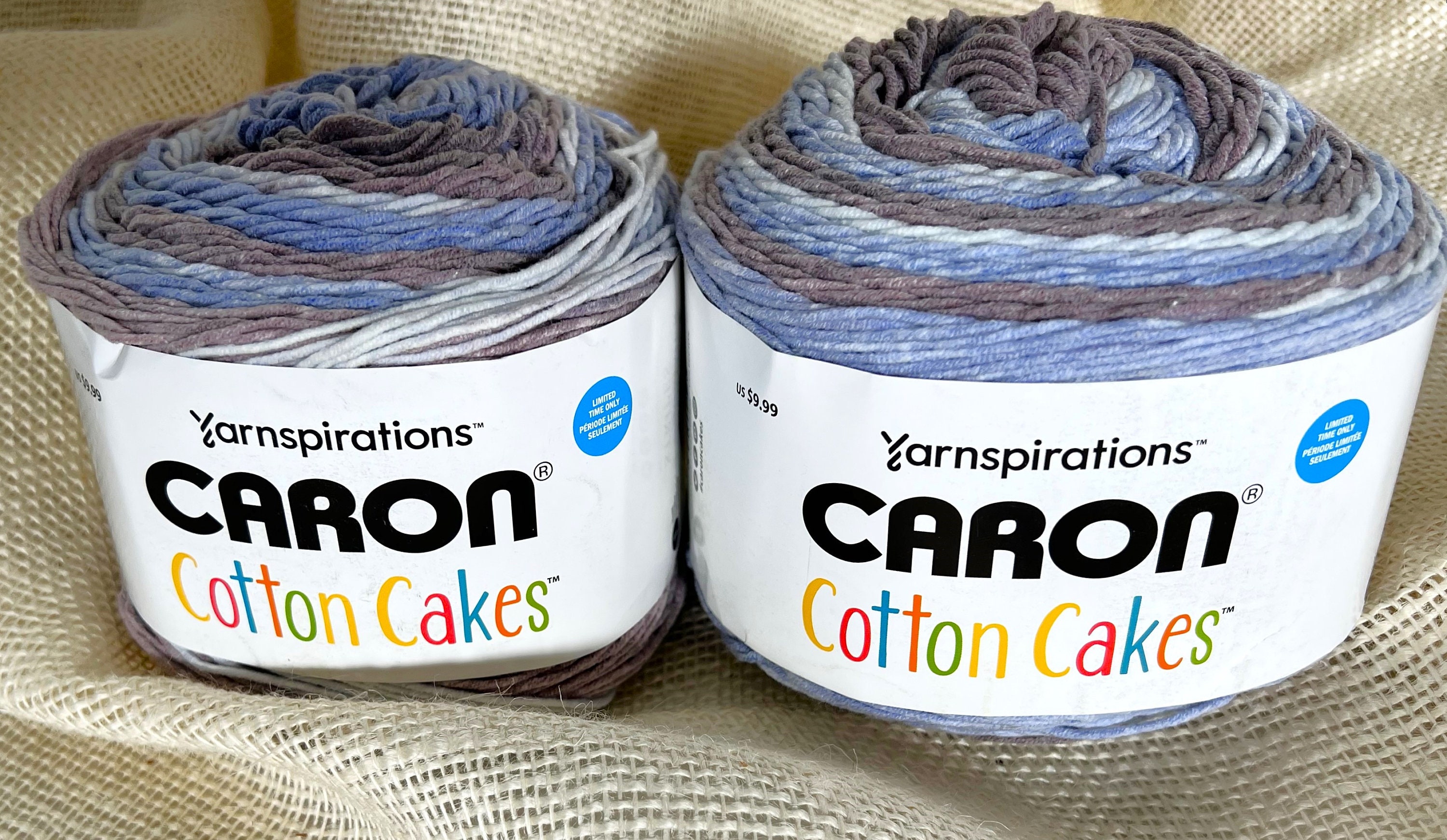 Caron Cotton Cakes Self Striping Yarn 530 yd/485 m 8.8 oz/250 g