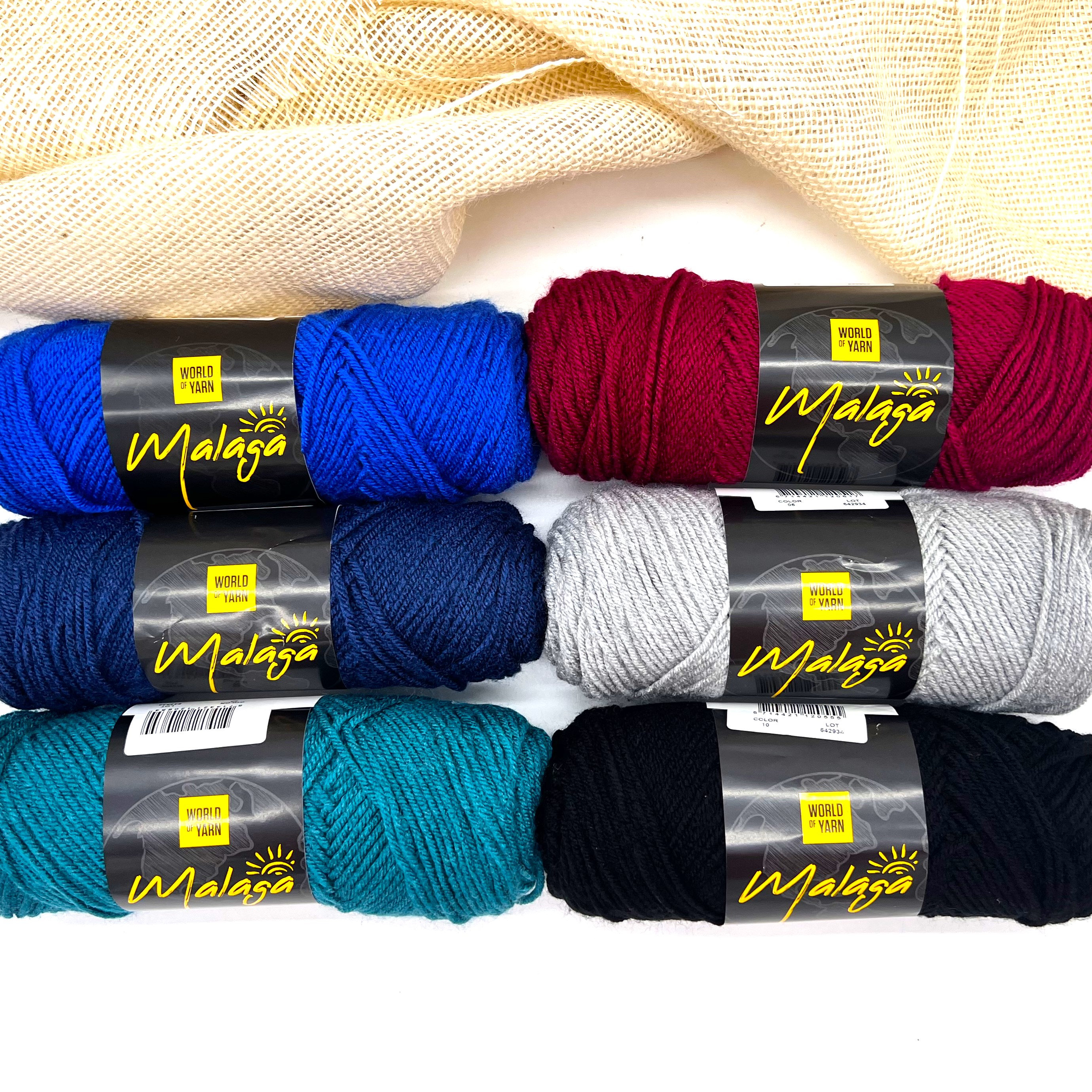 Scheepjes Yarn Whirl, Stone/River Washed Color Pack of 58 Skeins -10g Eash,  28 Yards, 78% Cotton & 22% Acrylic for Crocheting Knitting Yarn Kit