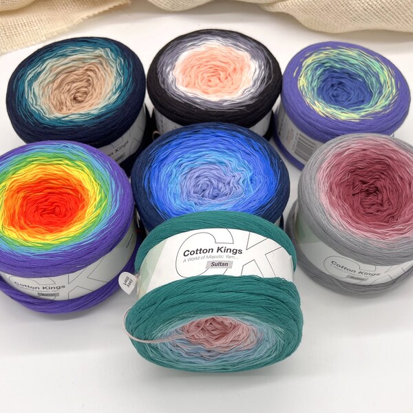 Gradient Yarn Cake Etsy