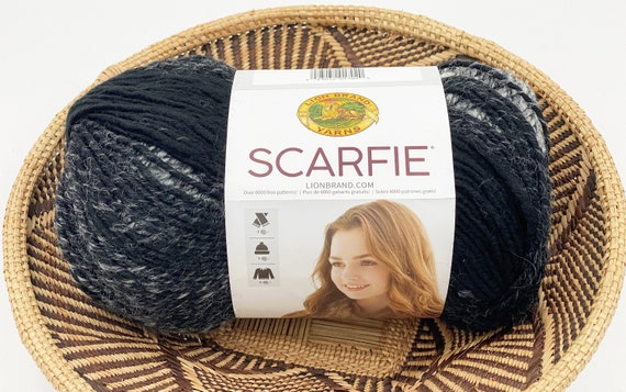 Lion Brand Scarfie Yarn 5 Bulky Chunky Weight Yarn Ombre for