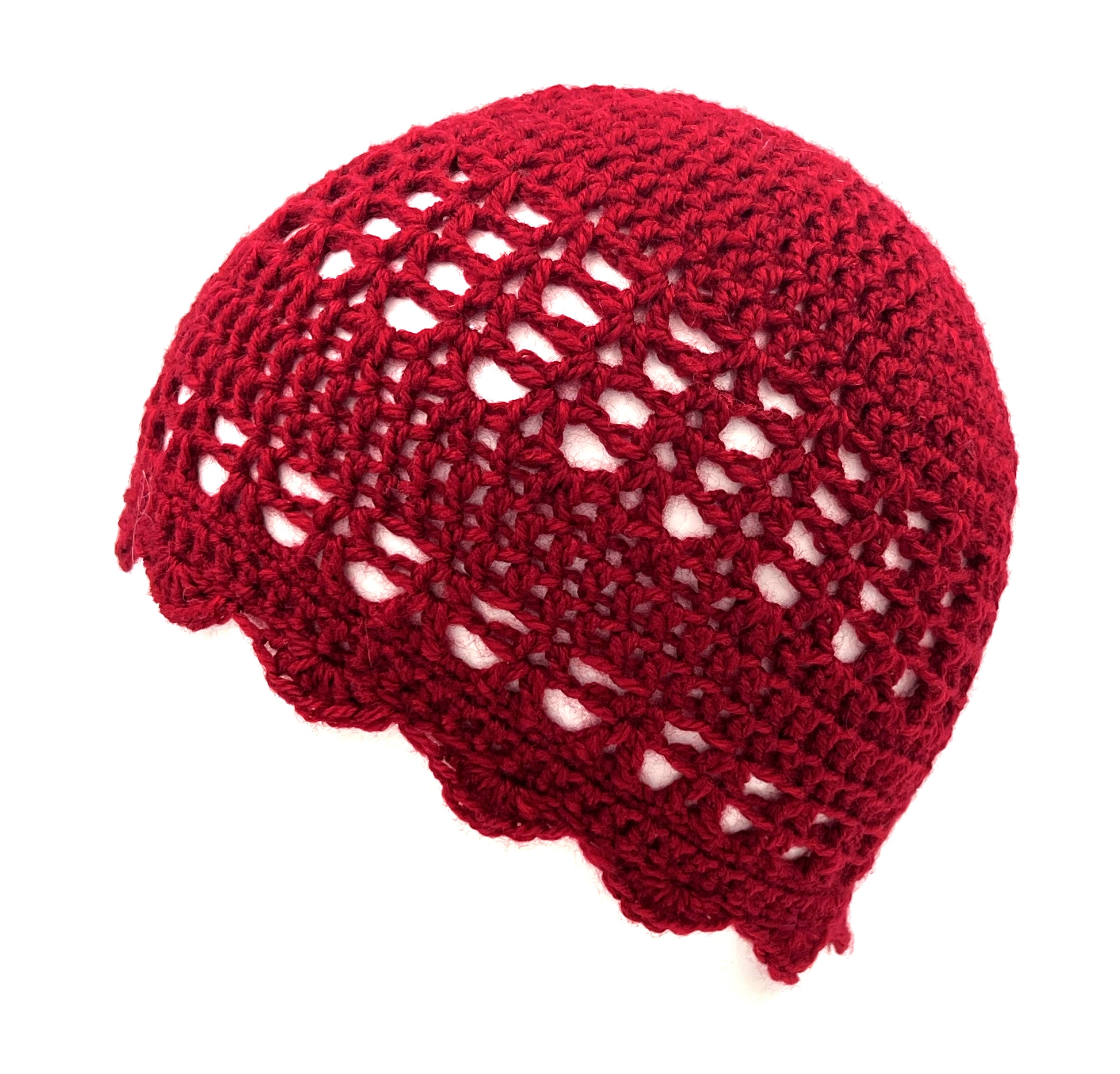 Lacy Crochet Cloche in Choice of Color, Flapper Style Hat 