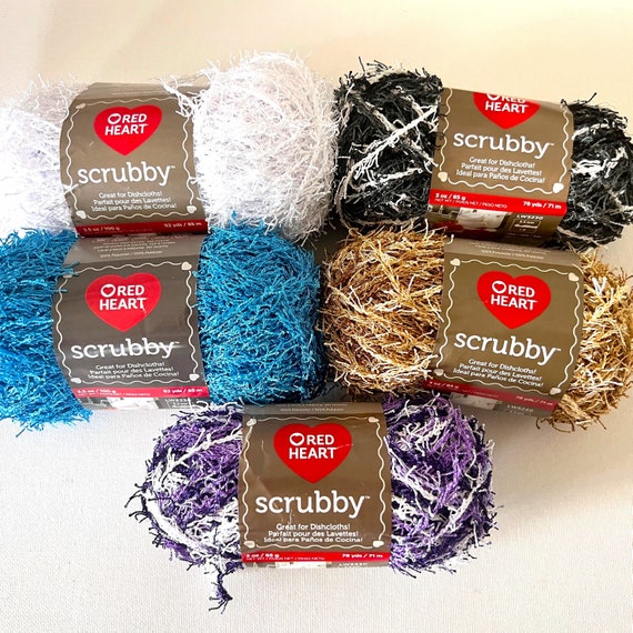 Red Heart Scrubby Yarn