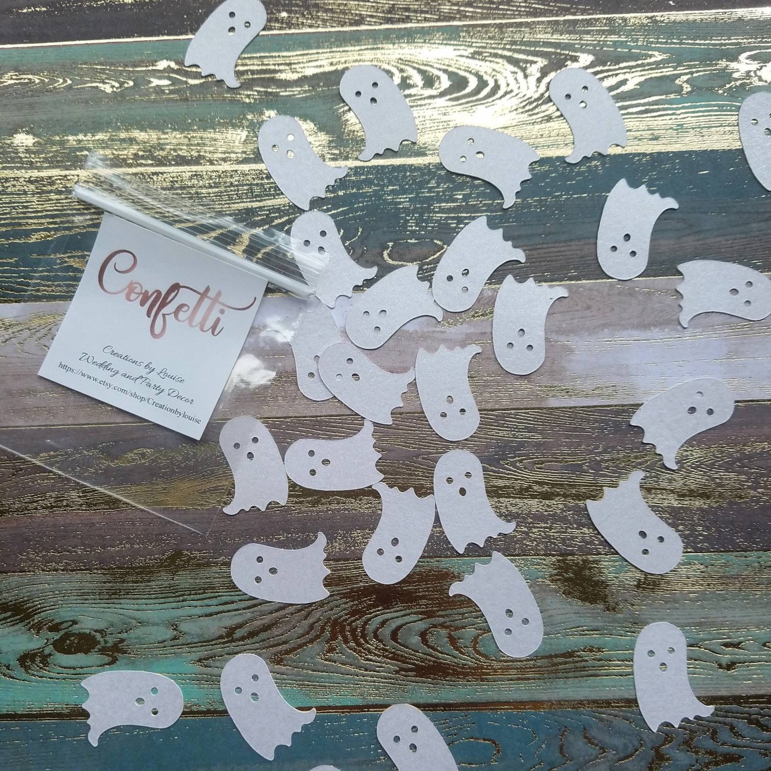Halloween Confetti Halloween Party Ghost Confetti Halloween Etsy UK